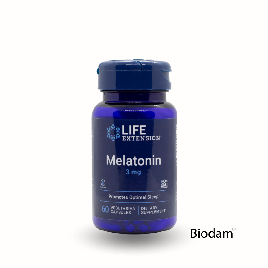 MELATONINA 3 mg 60 caps LIFE EXTENSION