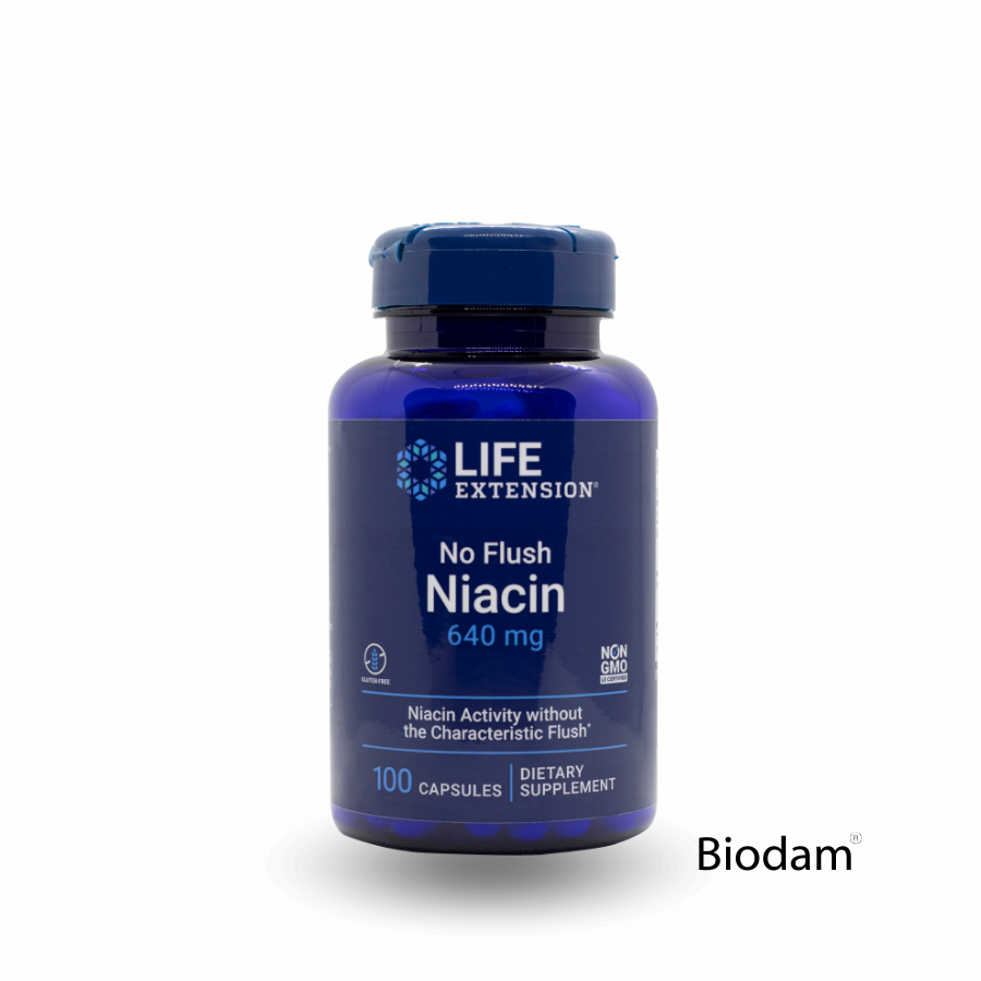 NIACIN 640 mg 100 caps LIFE EXTENSION