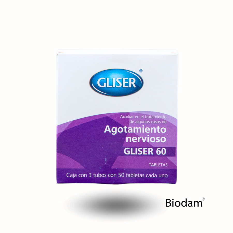 GLISER 60 AGOTAMIENTO NERVIOSO 150 tabs