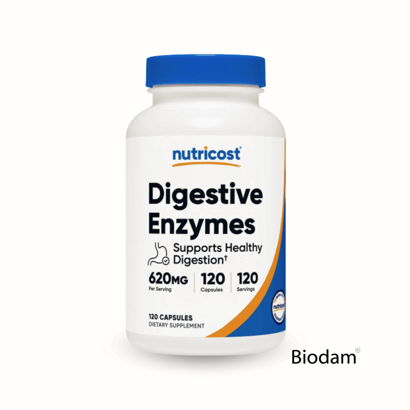 DIGESTIVE ENZYMES 620 mg 120 caps NUTRICOST