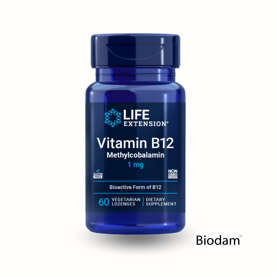 VITAMINA B-12 Metilcobalamina 500 mcg, 100 caps, Life Extension