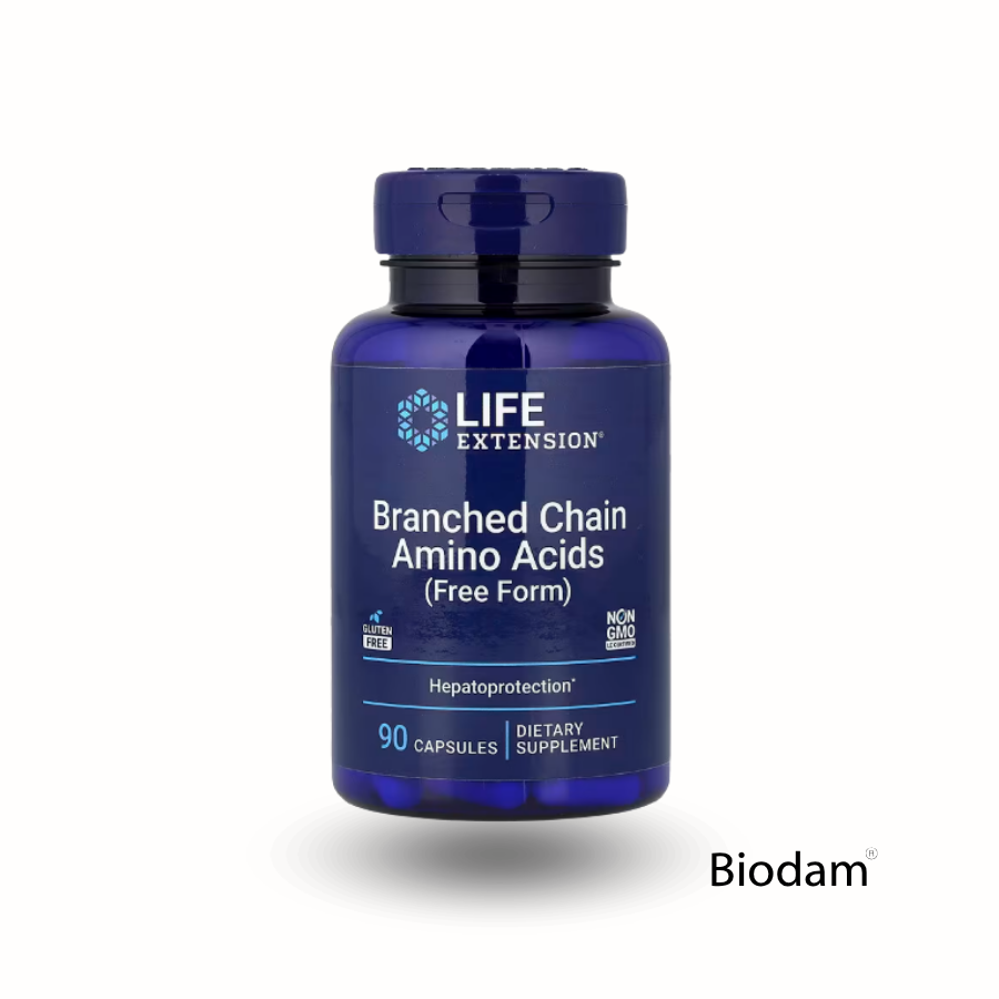 BCAAs BRANCHED CHAIN AMINO 90 CAPS LIFE EXTENSION