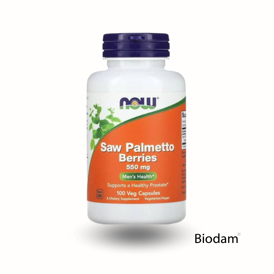 SAW PALMETTO BERRIES MENS HEALTH 550 MG 100 VEG CAP  NOW